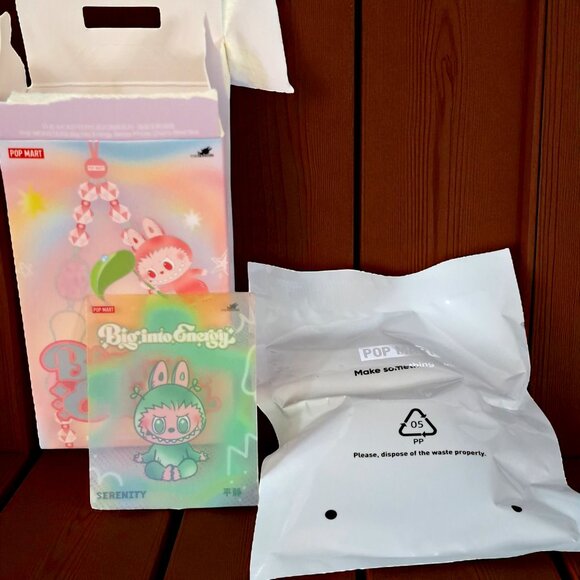 Pop Mart Labubu Big Into Energy Phone Charm – "Serenity" NIB - Picture 3 of 5
